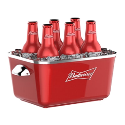 Budweiser 6 x Bottle Cooler Tray (pack of 7)